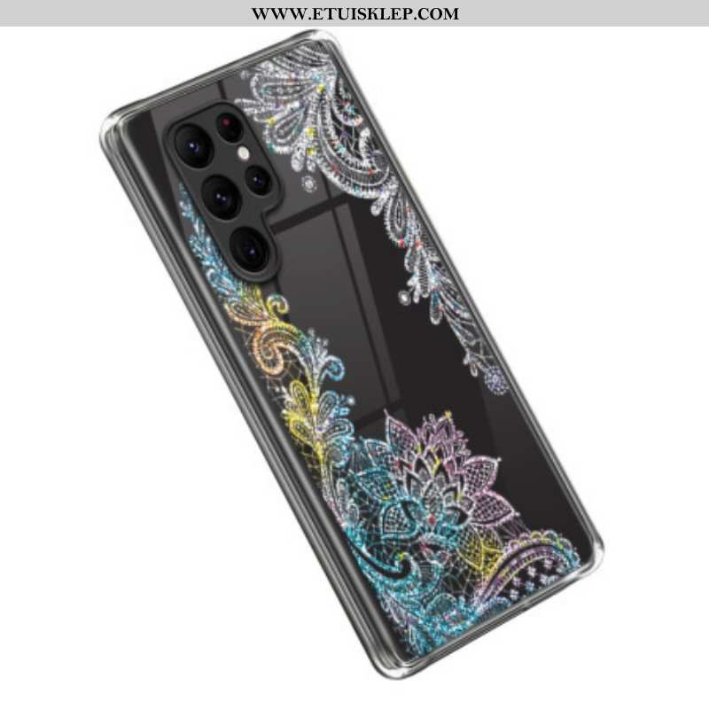 Etui do Samsung Galaxy S23 Ultra 5G Bezszwowa Koronkowa Mandala